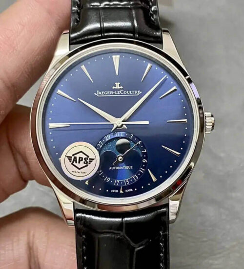 Replica Jaeger-LeCoultre Master 1368480 APS Factory Stainless Steel Bezel Watch