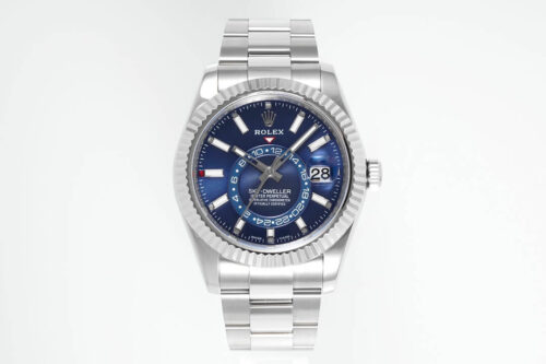 Replica Rolex Sky Dweller M336934-0005 ZF Factory Silver Strap Watch