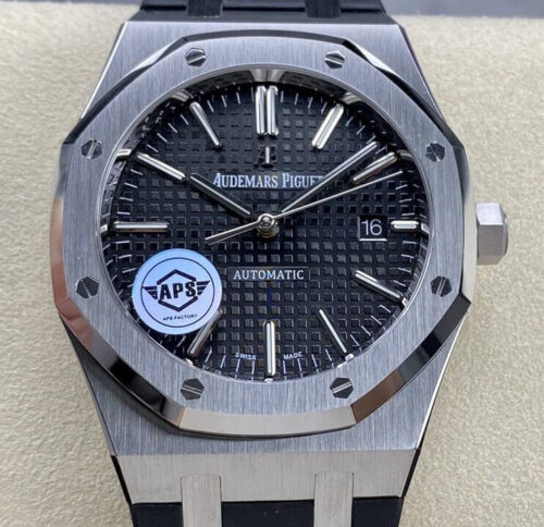 Replica Audemars Piguet Royal Oak 15400 APS Factory Rubber Strap Watch
