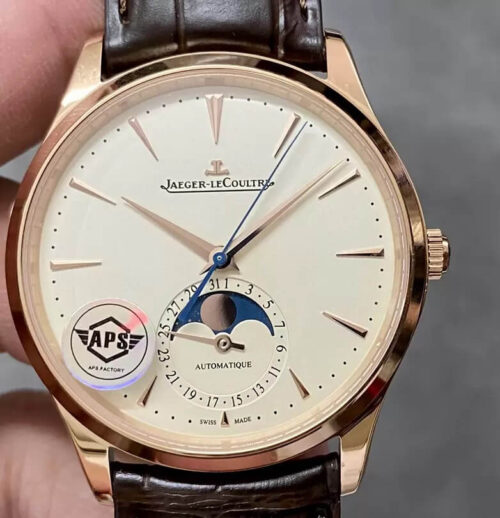 Replica Jaeger-LeCoultre Master 1362520 APS Factory Gold Bezel Watch