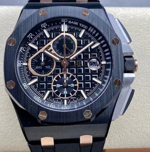 Replica Audemars Piguet Royal Oak Offshore 26405CE.OO.A002CA.99.99 APF Factory Black Titanium Case Watch
