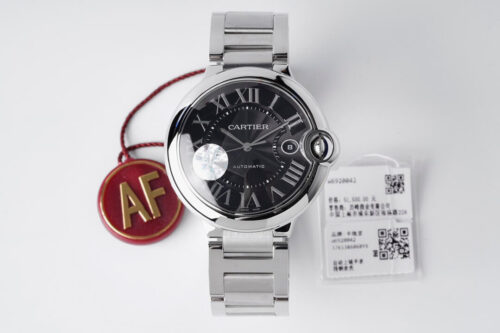 Replica Ballon Bleu De Cartier W6920042 42MM AF Factory Stainless Steel Bezel Watch