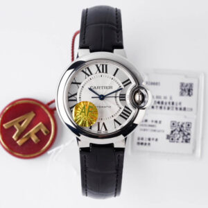 Replica Ballon Bleu De Cartier W6920085 33MM AF Factory Stainless Steel Watch