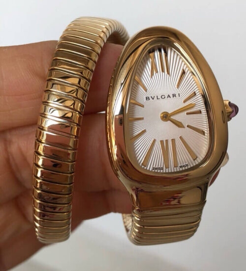 Replica Bvlgari Serpenti BV Factory White Dial Watch