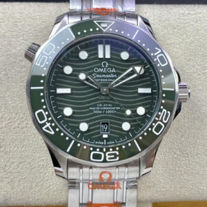 Replica Omega Seamaster Diver 300M 210.30.42.20.10.001 VS Factory Green Bezel Watch