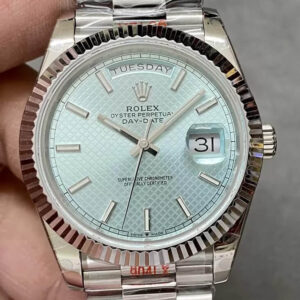 Replica Rolex Day Date M228236 GM Factory Stainless Steel Blue Dial Watch