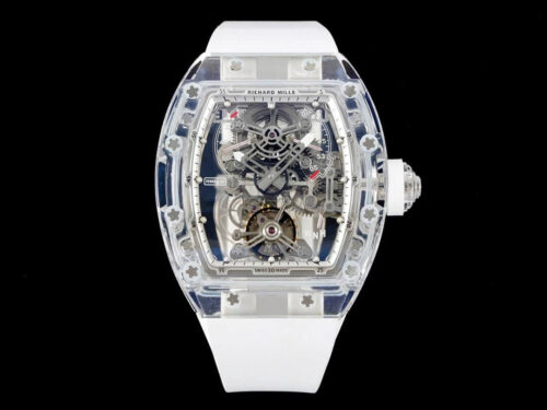 Replica Richard Mille RM 56-01 Tourbillon RM Factory White Strap Watch
