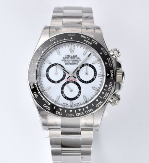 Replica Rolex Cosmograph Daytona M126500LN-0001 Clean factory brand new 4131 white dial - AR Replica Watches