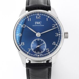 Replica IWC Portuguese series IW358305 ZF factory super clone blue dial - AR Replica Watches