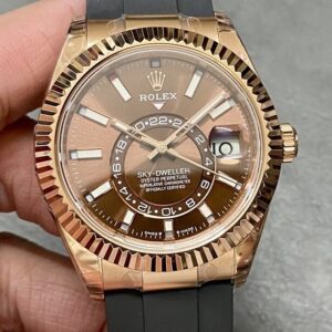 Replica Rolex Sky-Dweller M336235-0002 ZF Factory Heavy Metal Edition Brown Dial - AR Replica Watches