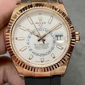 Replica Rolex Sky Dweller M336235-0003 ZF Factory Heavy Metal Edition White Plate - AR Replica Watches