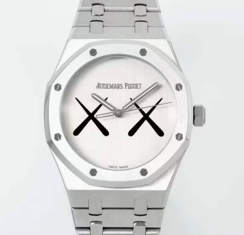 Replica Audemars Piguet Royal Oak 15500ST-KAWS Joint APS Factory White Dial - AR Replica Watches