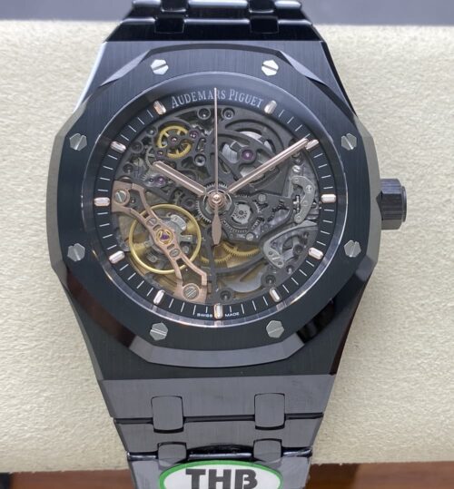 Replica Audemars Piguet Royal Oak 15416CE.OO.1225CE.01 THB Factory V2 Edition Black Ceramic Case- AR Replica Watches