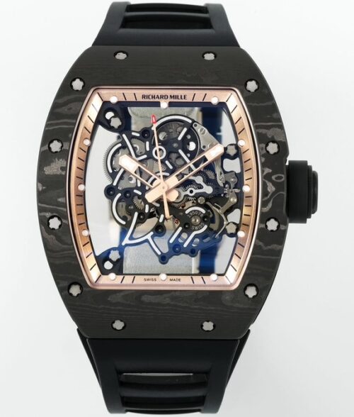 Replica Richard Mille RM055 ZF factory rubber strap - AR Replica Watches