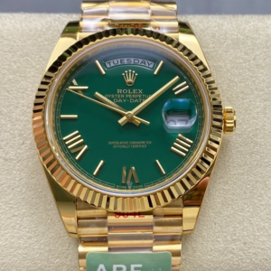 Replica Rolex DayDate m228238-0061 AR Factory Green Strap- AR Replica Watches