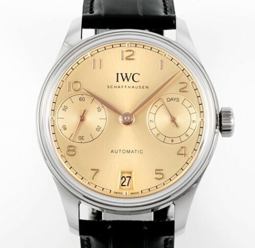 Replica IWC Portugieser IW501705 APS factory Beige Dial - AR Replica Watches