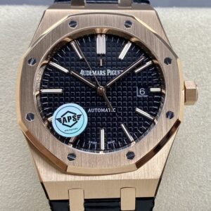 Replica Audemars Piguet Royal Oak 15400OR.OO.D002CR.01 APS factory V3 Black Dial - AR Replica Watches