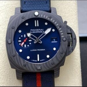 Replica Panerai Submersible PAM01563 VS factory Blue Strap - AR Replica Watches