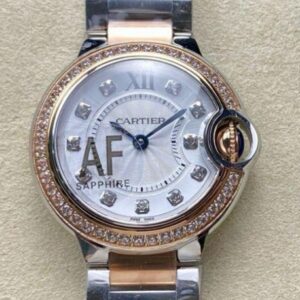 Replica Cartier Ballon Bleu W3BB0025 AF factory Silver Dial - AR Replica Watches