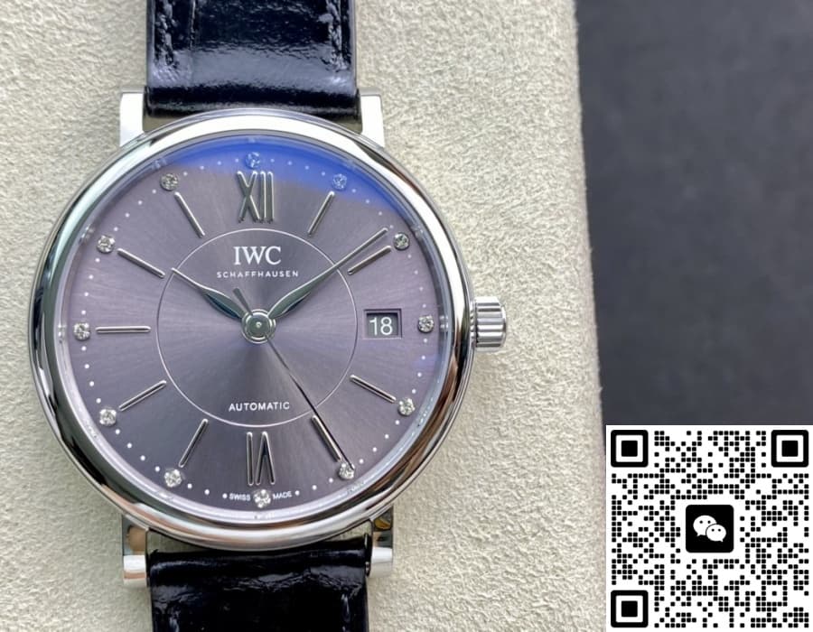 Replica IWC portofino IW458102 V7 factory Grey Dial - AR Replica Watches