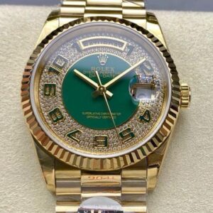 Replica Rolex Day-Date 118238 8+ factory Gold Case - AR Replica Watches