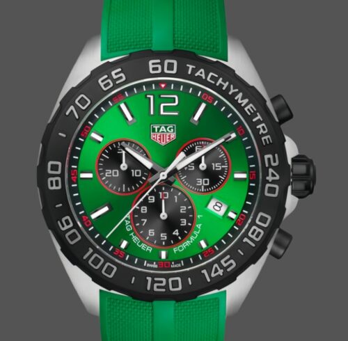 Replica TAG Heuer F1 CAZ101AP.FT8056 Green Strap- AR Replica Watches