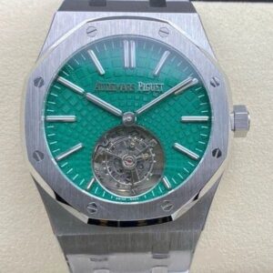 Replica Audemars Piguet Royal Oak 26534TI.OO.1220TI.01 R8 factory Green Dial - AR Replica Watches