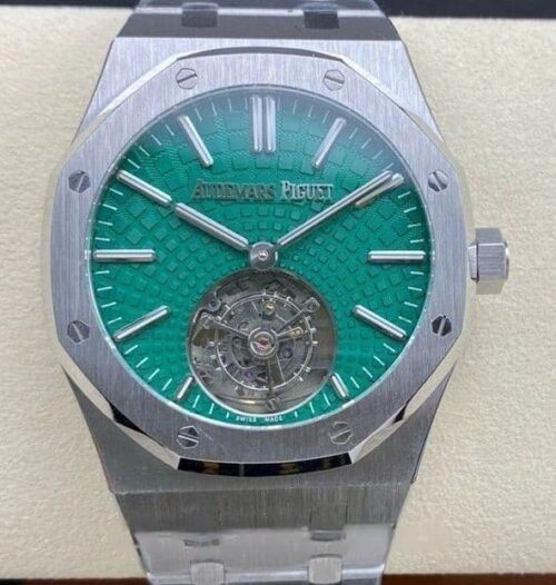 Replica Audemars Piguet Royal Oak 26534TI.OO.1220TI.01 R8 factory Green Dial - AR Replica Watches