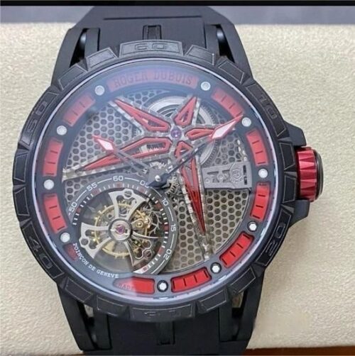 Replica Roger Dubuis Excalibur Spider RDDBEX0817 BBR factory Skeleton Dial - AR Replica Watches