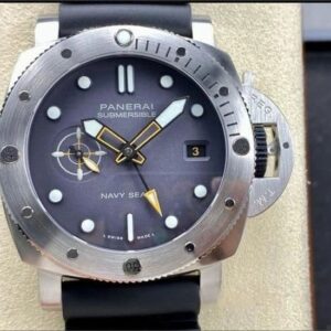 Replica Panerai Submersible PAM01323 VS factory Black Strap - AR Replica Watches