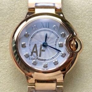 Replica Cartier Ballon Bleu WJBB0016 AF factory White Dial - AR Replica Watches