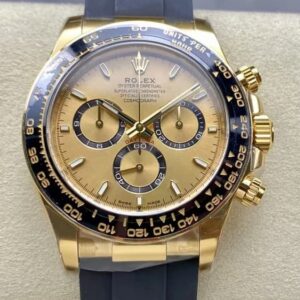 Replica Rolex Daytona m126518ln-0010 CLEAN factory Rubber Strap - AR Replica Watches