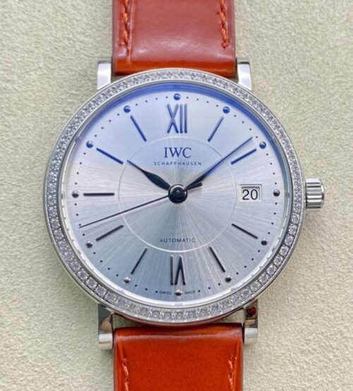 Replica IWC portofino IW458109 V7 factory Red Strap - AR Replica Watches