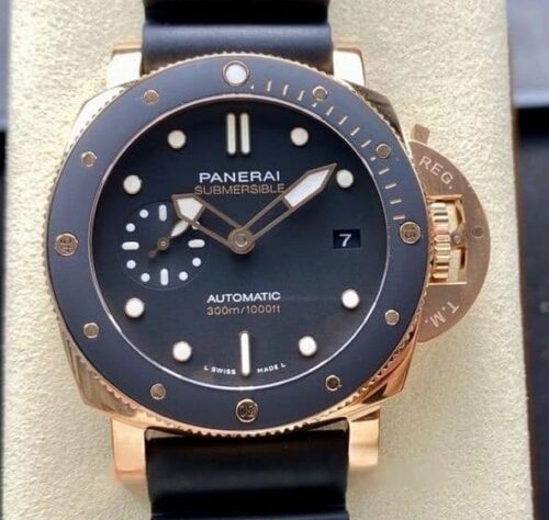 Replica Panerai Submersible PAM02164 VS factory Rubber Strap - AR Replica Watches