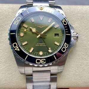 Replica Longines HydroConquest L3.790.4.06.6 GR factory Green Dial - AR Replica Watches