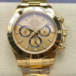 Replica Rolex Daytona m126508-0005 CLEAN factory Gold Case - AR Replica Watches