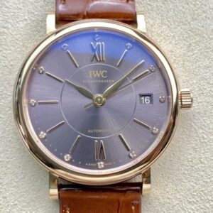 Replica IWC portofino IW458106 V7 factory Brown Strap - AR Replica Watches