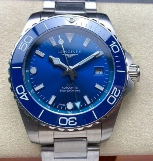 Replica Longines HydroConquest L3.790.4.96.6 GR factory Blue Dial - AR Replica Watches