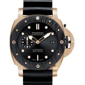 Replica Panerai Submersible PAM01070 VS factory Black Strap- AR Replica Watches