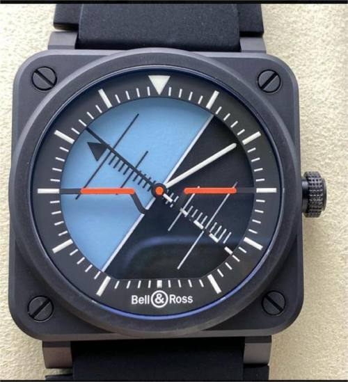 Replica Bell & Ross INSTRUMENTS BR03A-HRZ-CE M+ factory Ceramic Case- AR Replica Watches