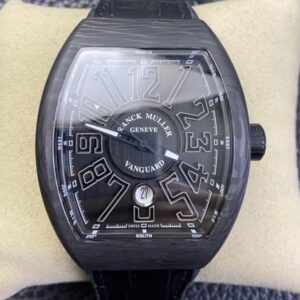 Replica Franck Muller MEN’S COLLECTION V45 CH SC CARBON ABF factory Black Strap - AR Replica Watches