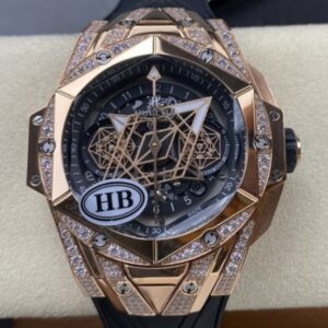 Replica Hublot BIG BANG 418.OX.1108.RX.1604.MXM20 HB factory Diamond Case - AR Replica Watches