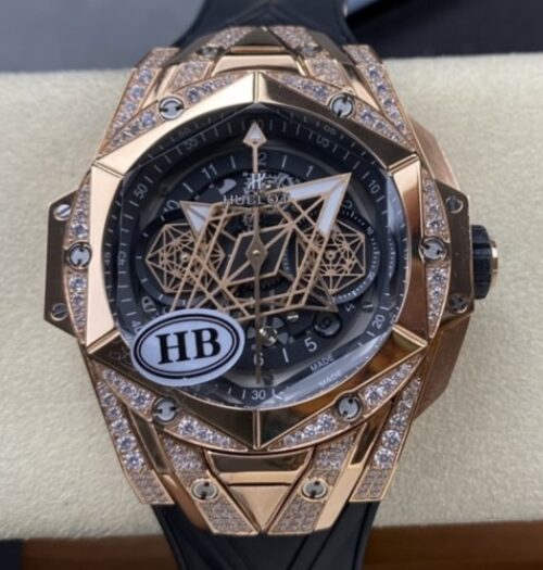 Replica Hublot BIG BANG 418.OX.1108.RX.1604.MXM20 HB factory Diamond Case - AR Replica Watches
