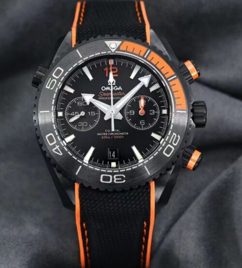 Replica Omega Seamaster 215.32.46.51.01.001 M+ factory Rubber Strap- AR Replica Watches