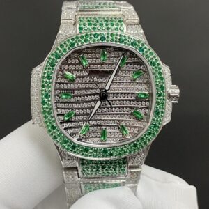 Replica Patek Philippe Nautilus 7118/1453G-001 GR factory Green bezel- AR Replica Watches