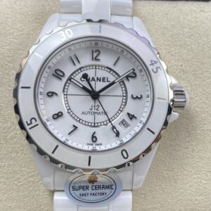 Replica Chanel J12 H5698 EAST factory White Ceramic- AR Replica Watches