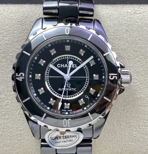 Replica Chanel J12 H1626 EAST factory Black Dial- AR Replica Watches