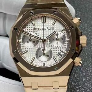 Replica Audemars Piguet Royal Oak 26240OR.OO.1320OR.07 APS factory White Dial- AR Replica Watches