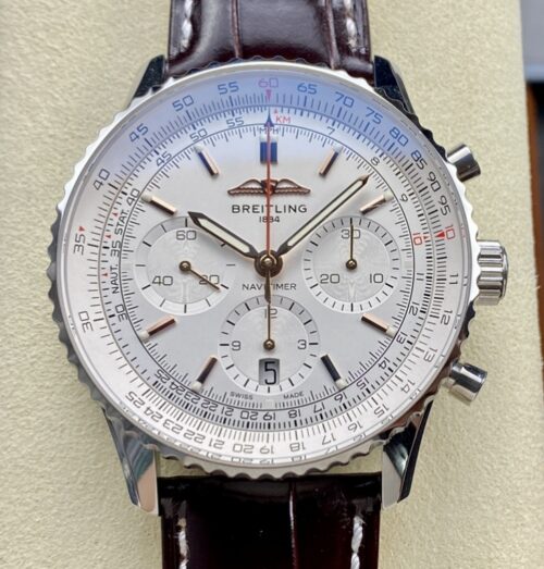 Replica Breitling Navitimer 1 AB0139211G1P1 BLS factory Brown Strap- AR Replica Watches