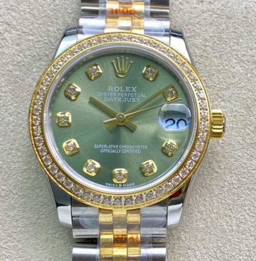 Replica Rolex Datejust m278383rbr-0030 GS factory Diamond Bezel- AR Replica Watches